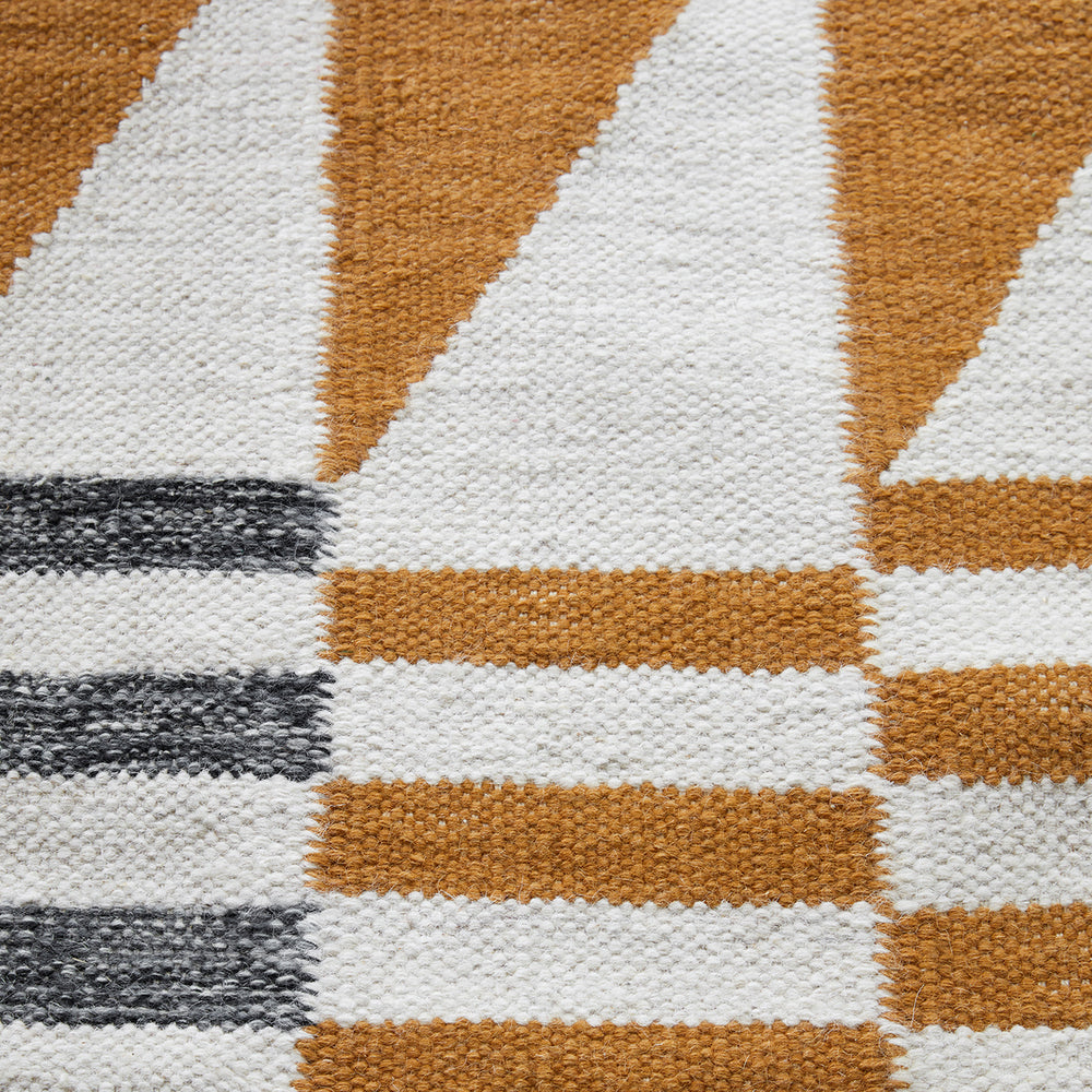 Tapis de sol AKSEL Ardoise Profonde et Ocre Vif - 7