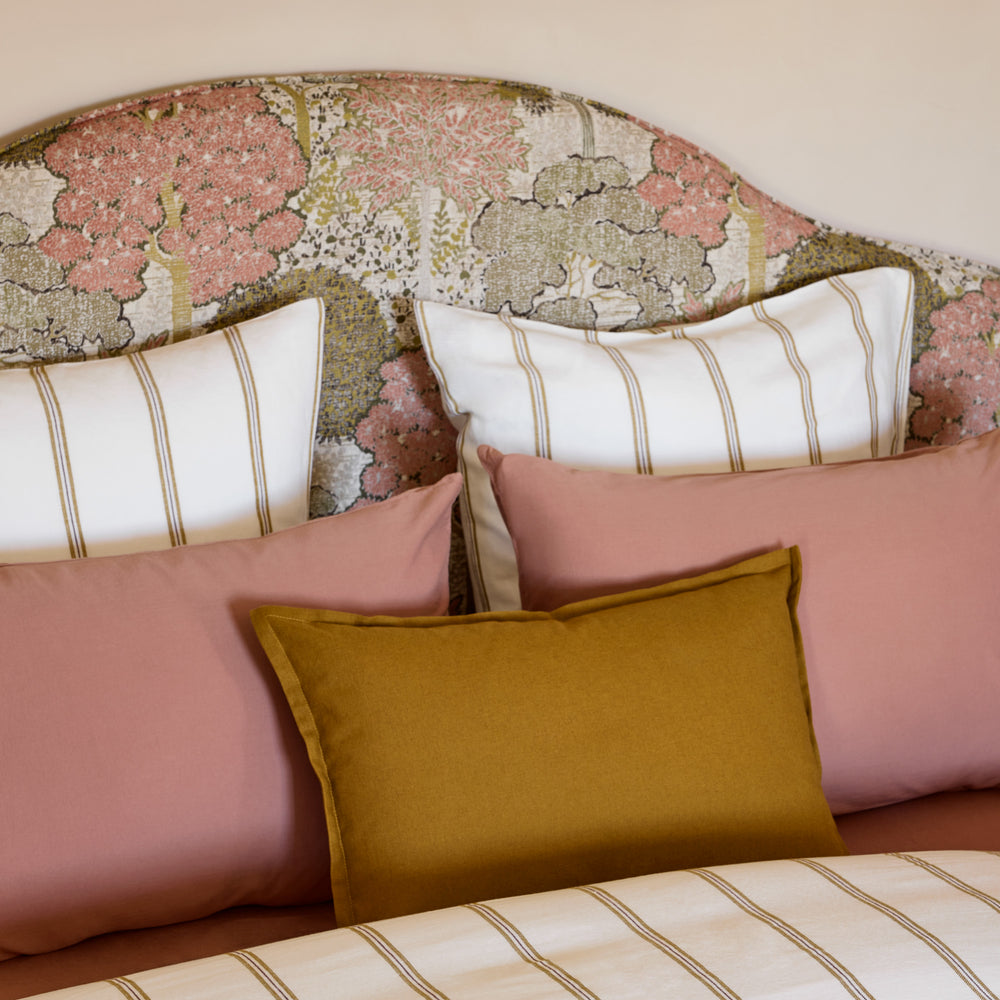 Lot de 2 taies d'oreiller SATHEENE en satin de coton - Coloris Terrarosa - 3