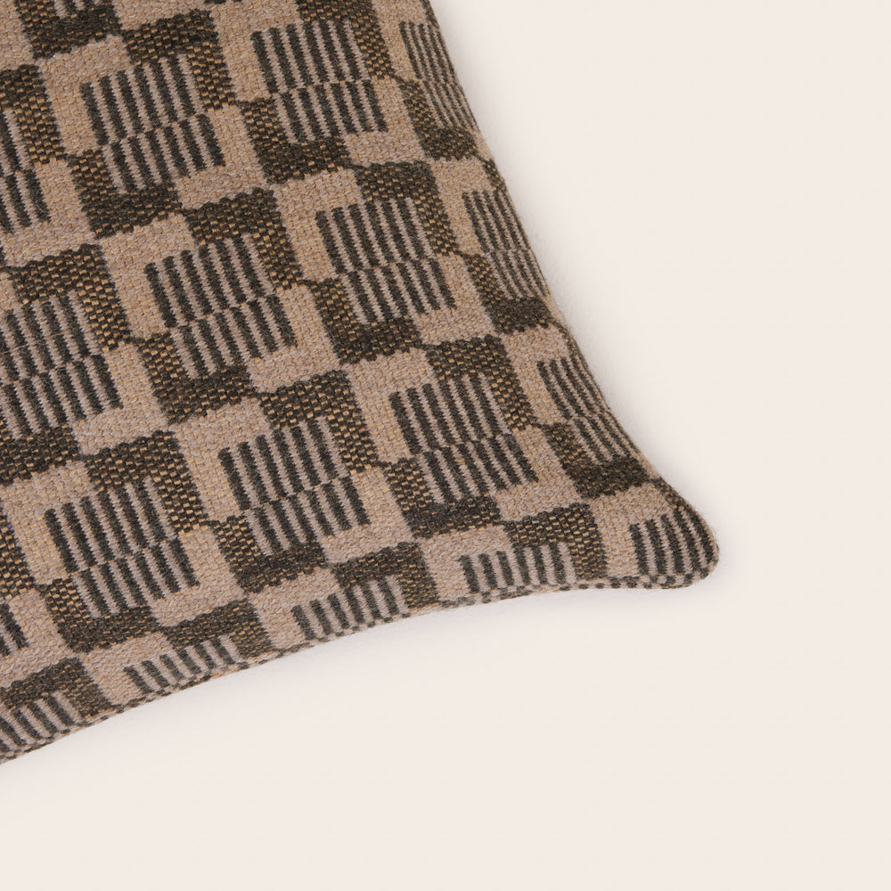 Housse de coussin VITORIO Chic Taupe & Fève de Tonka - 4