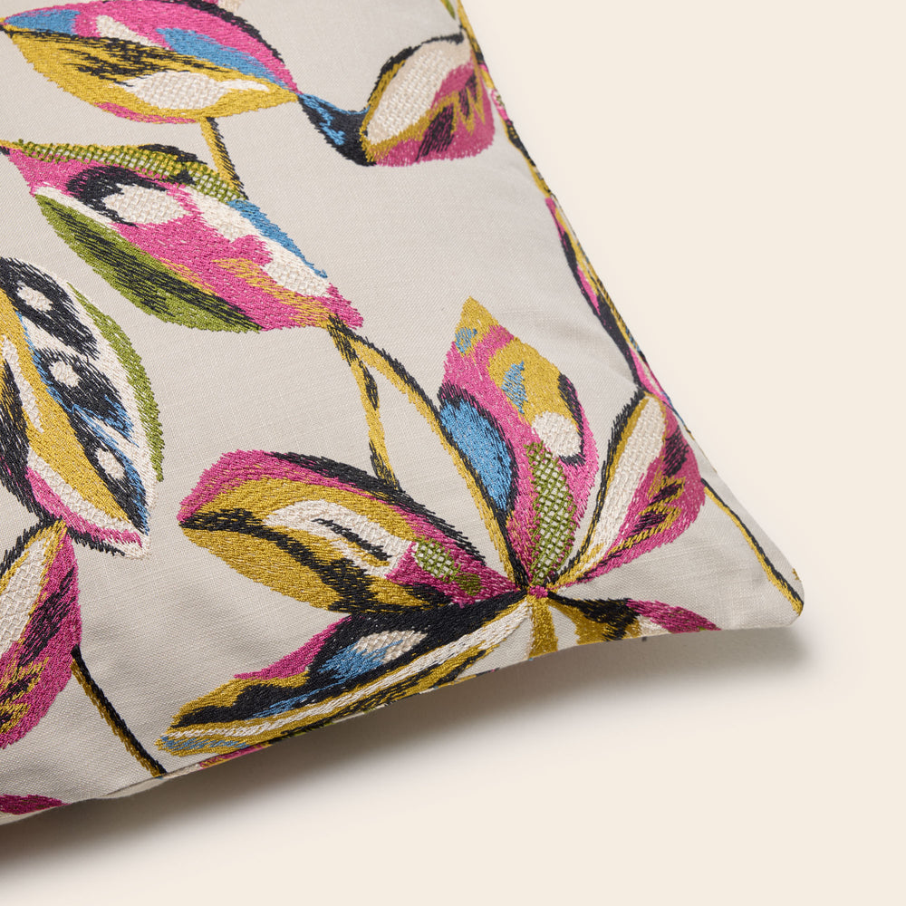 Housse de Coussin RAMHA Design Naturel Calcaire Nuances et Multicolore - 2