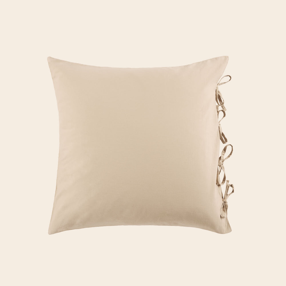 Lot de 2 taies d'oreiller Satheene - Beige nude élégant - 4