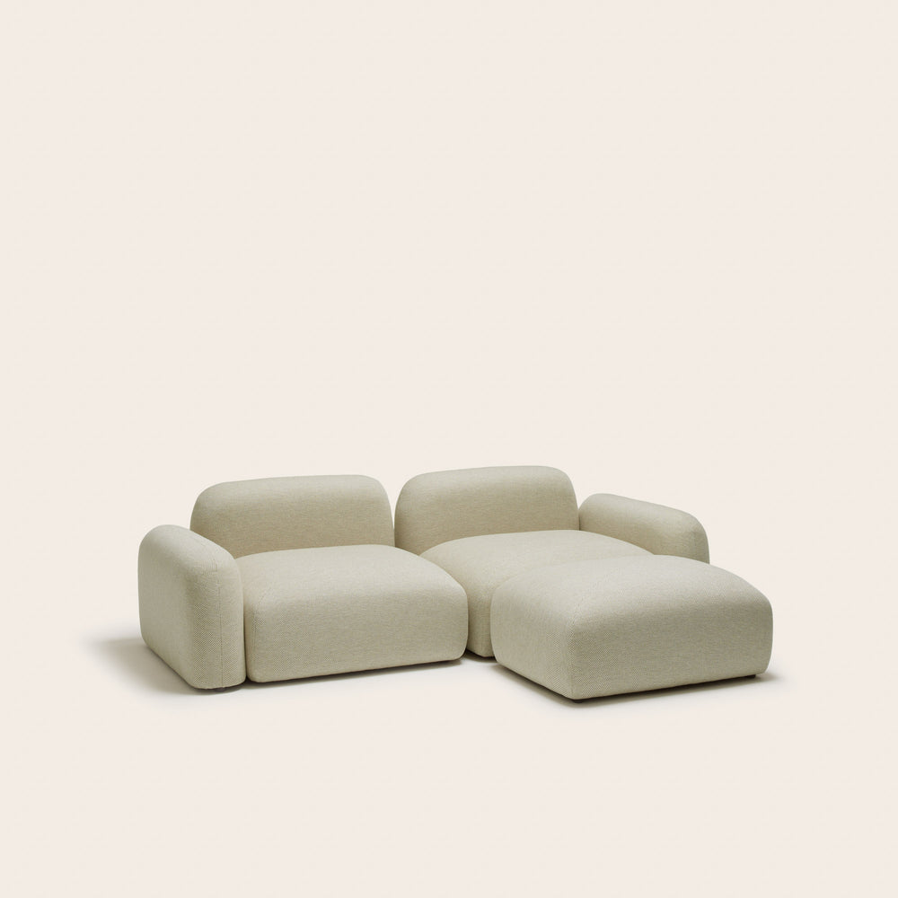 Pouf modulable en Rattan Naturel ISILD Padova – Design Organique Scandinave - 9