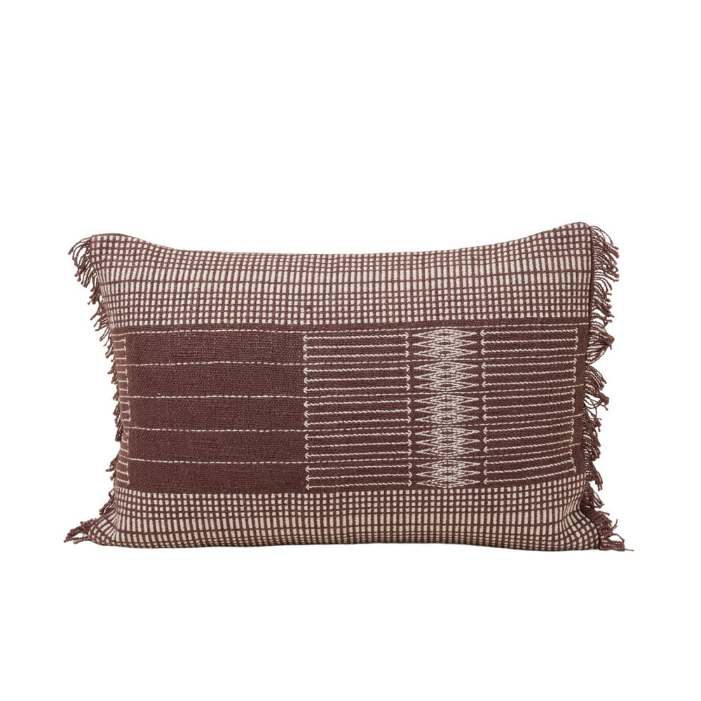 Housse de coussin MELKI brun - 8
