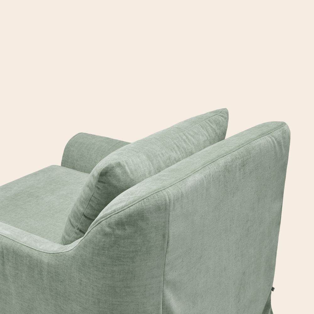 Fauteuil de la collection Claribel Boston vert de gris - 7
