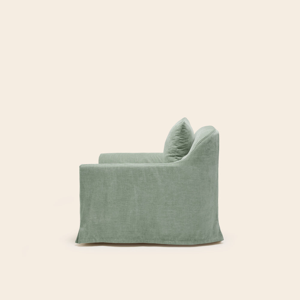 Fauteuil de la collection Claribel Boston vert de gris - 6