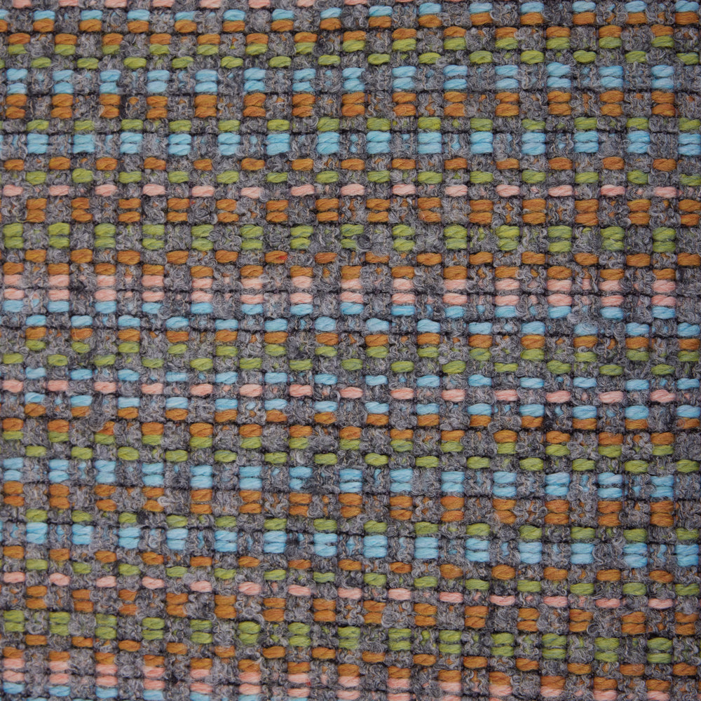 Housse de coussin BRODIE gris et pastels - 6