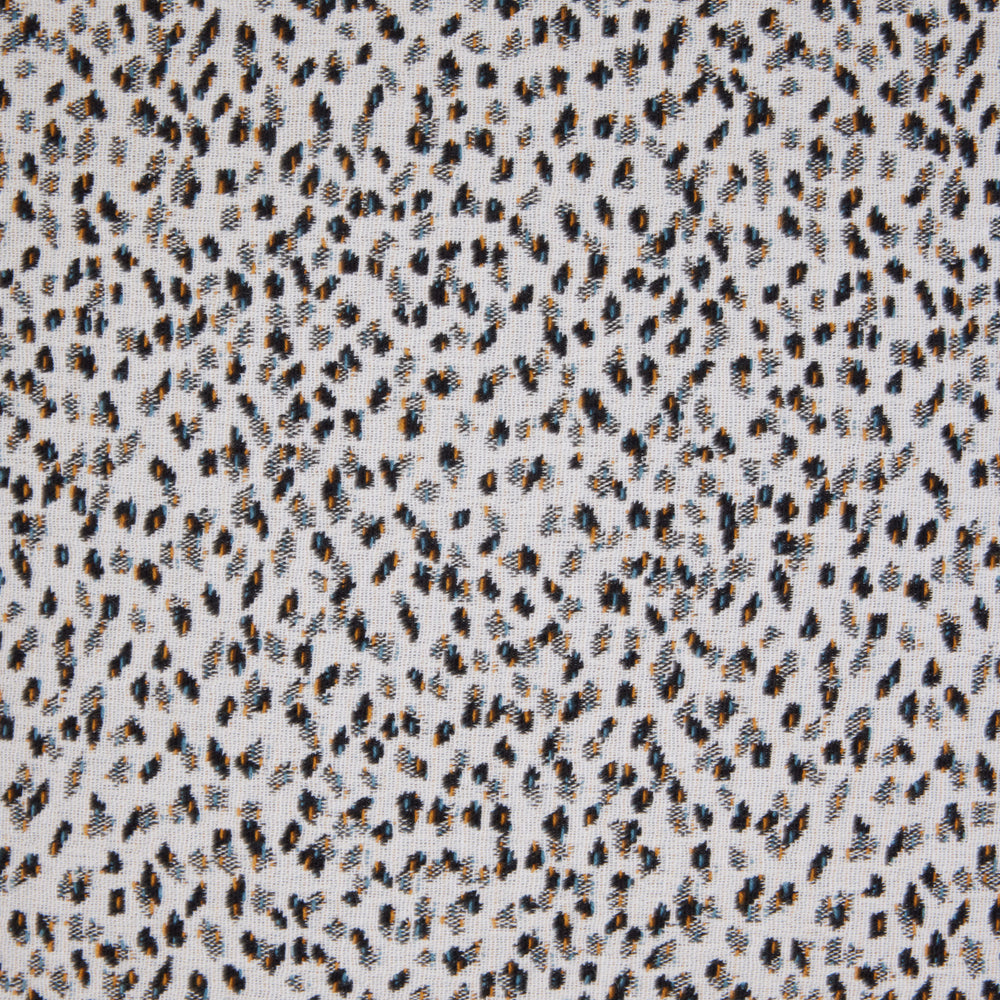 Housse de coussin Ocelo ivoire et noir design graphique - 8