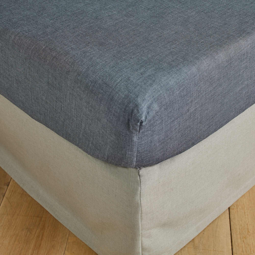 Drap Housse LIAM Gris Anthracite - 4