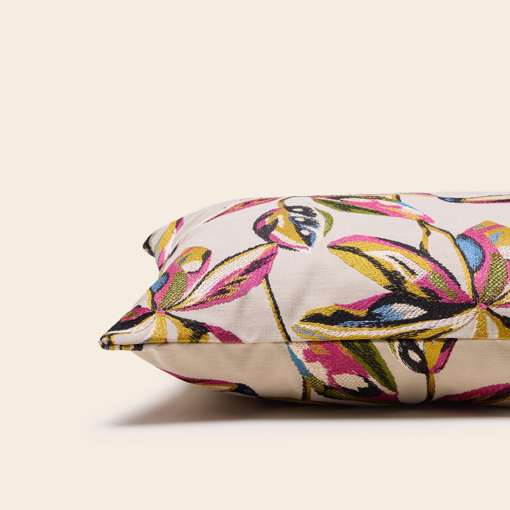 Housse de Coussin RAMHA Design Naturel Calcaire Nuances et Multicolore - 6