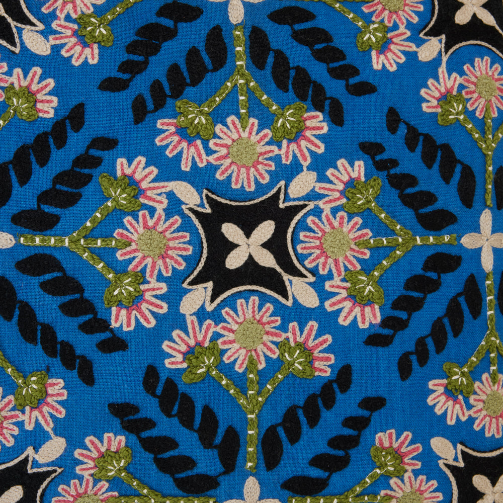 Housse de coussin NAJOUA bleu à coloris multiples - 7