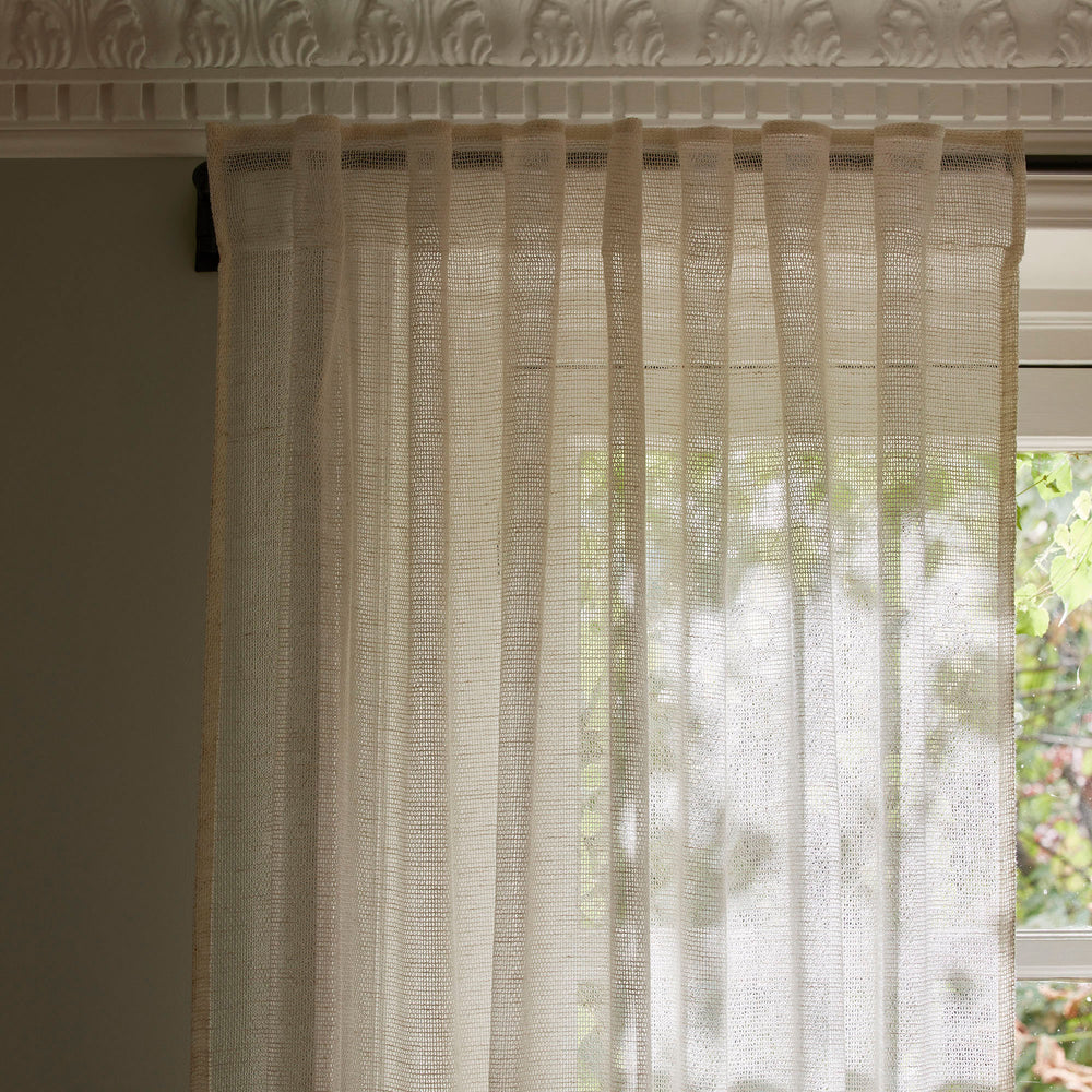 Voilages à oeillets KEFALOS ivoire - Élégance et légèreté pour votre intérieur - 5
