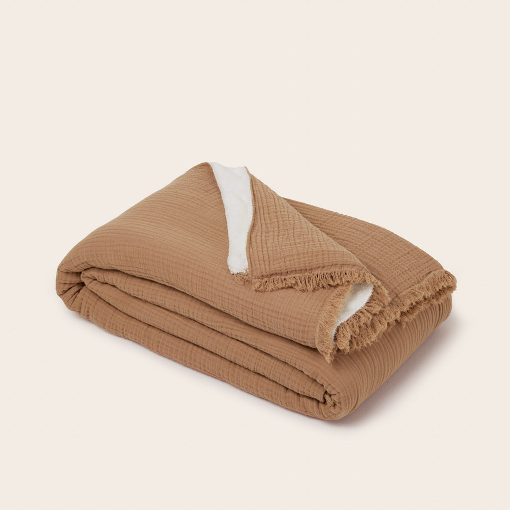 Chaleureux Plaid NOORFOLK Caramel - 3