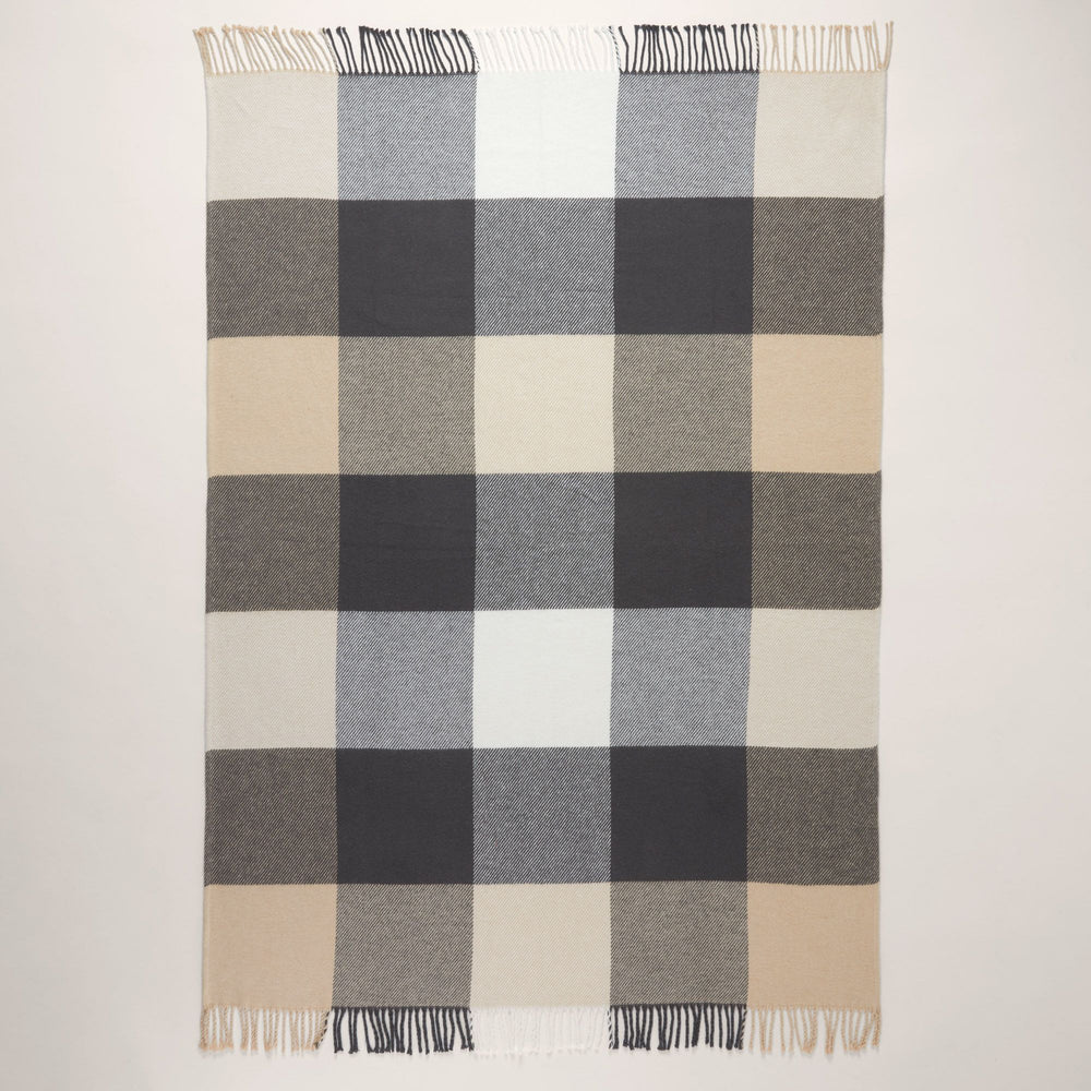 Plaid LIVIA anthracite - 5