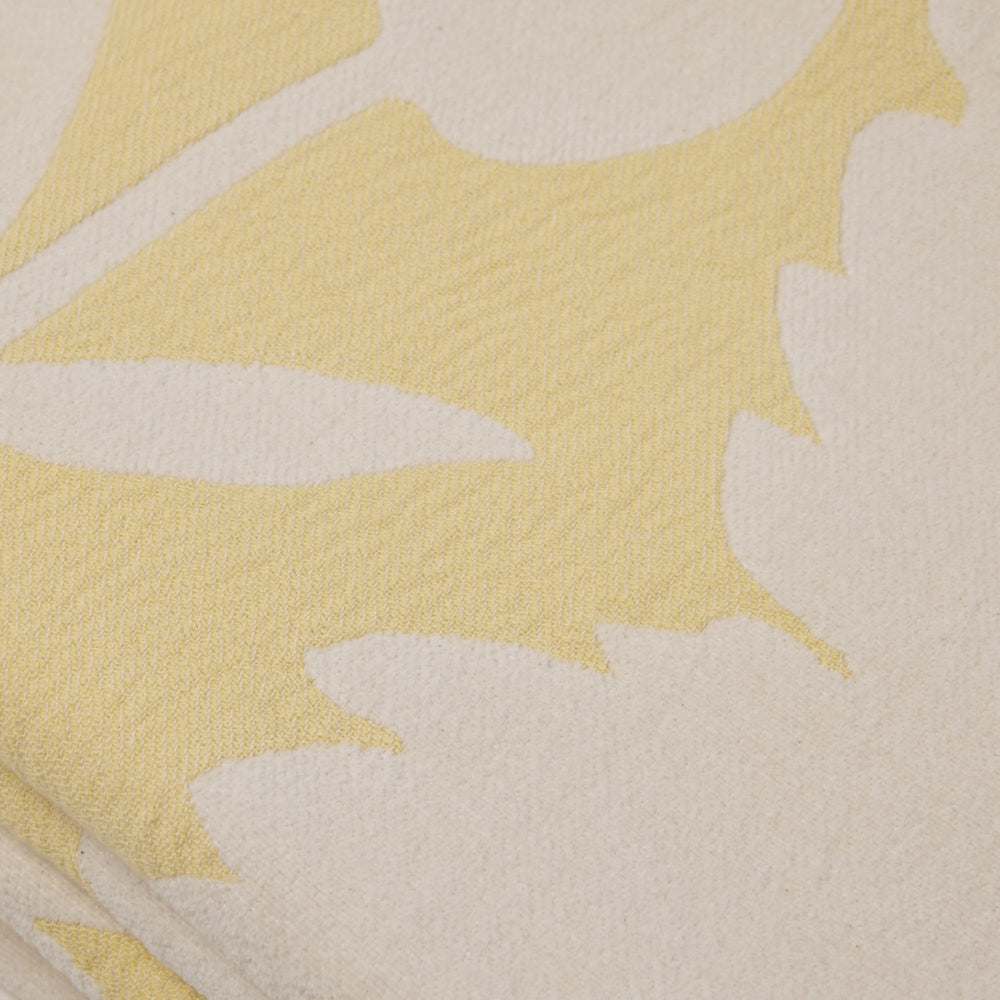 Couvre-lit Floral Oversize FLAURIA Housse de Lit Printemps en Ivoire et Jaune Pastel pour Chambre Chic - 11