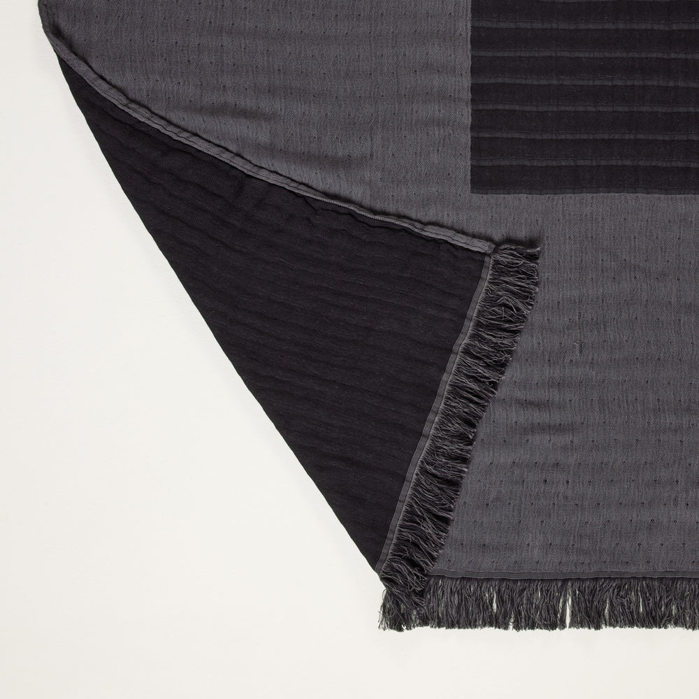 Plaid CHARLY noir graphite - 9