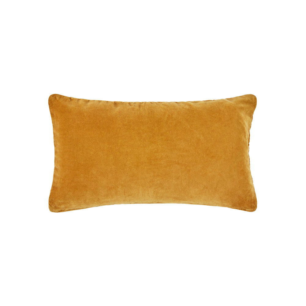Housse de coussin TRISTAN jaune ocre - 4