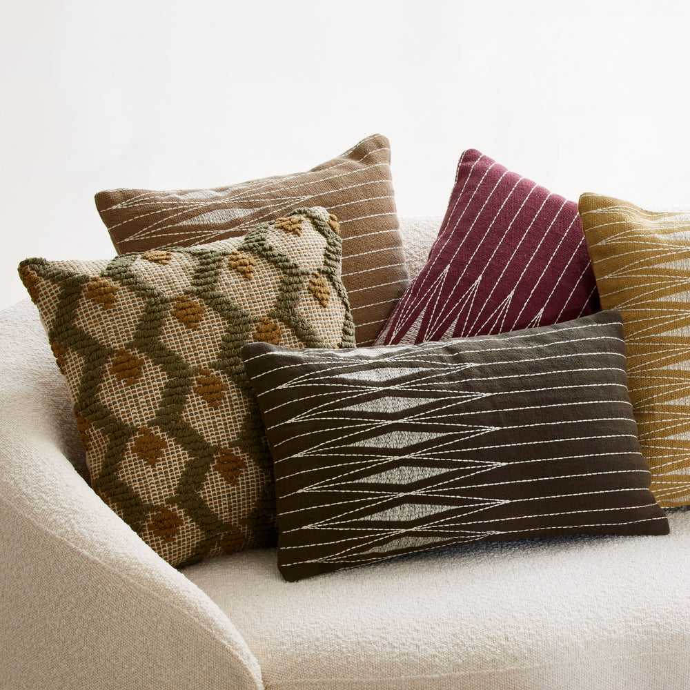 Housse de Coussin Carré ESRA Motif Folk Havana - 3