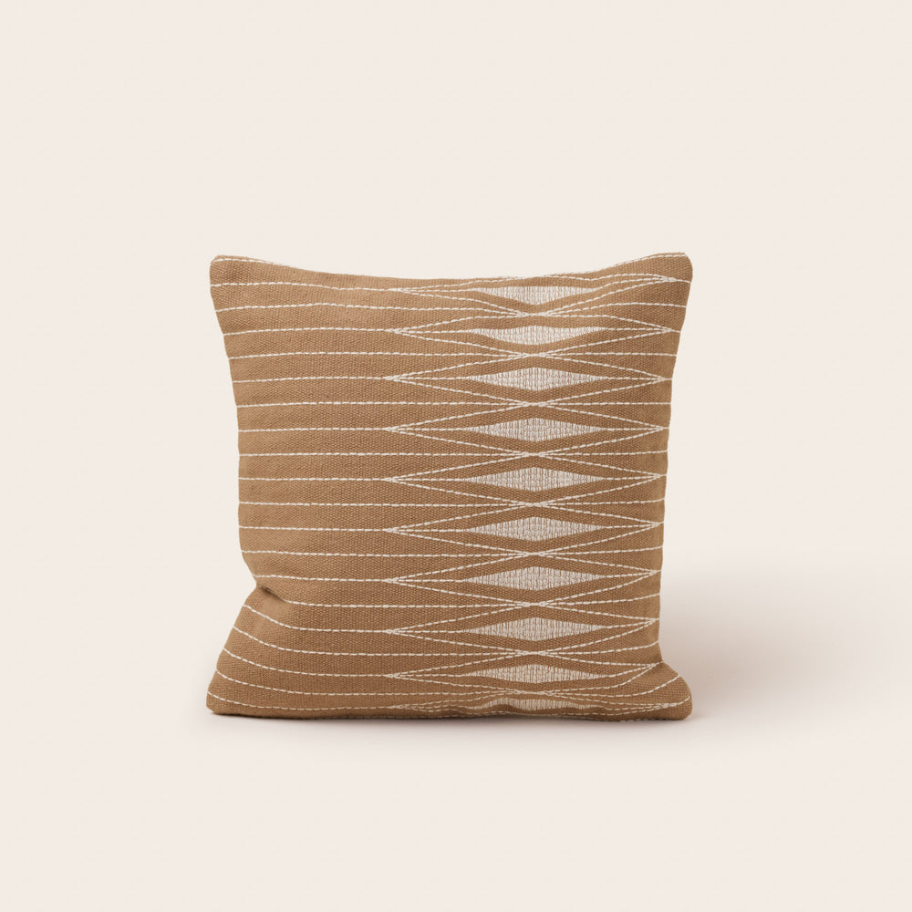 Housse de Coussin Carré ESRA Motif Folk Havana