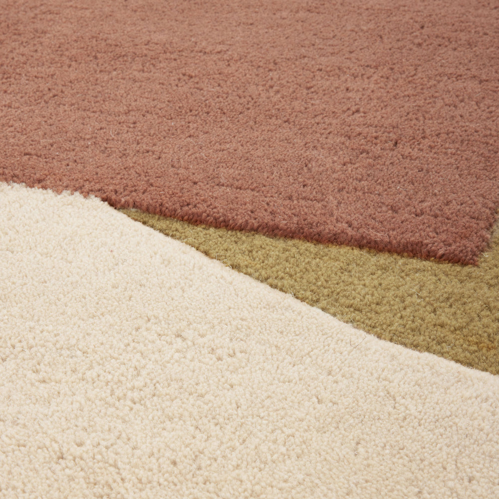 Tapis de sol Andréï Design Moderne Naturel Multicolore à Coins Arrondis - 9