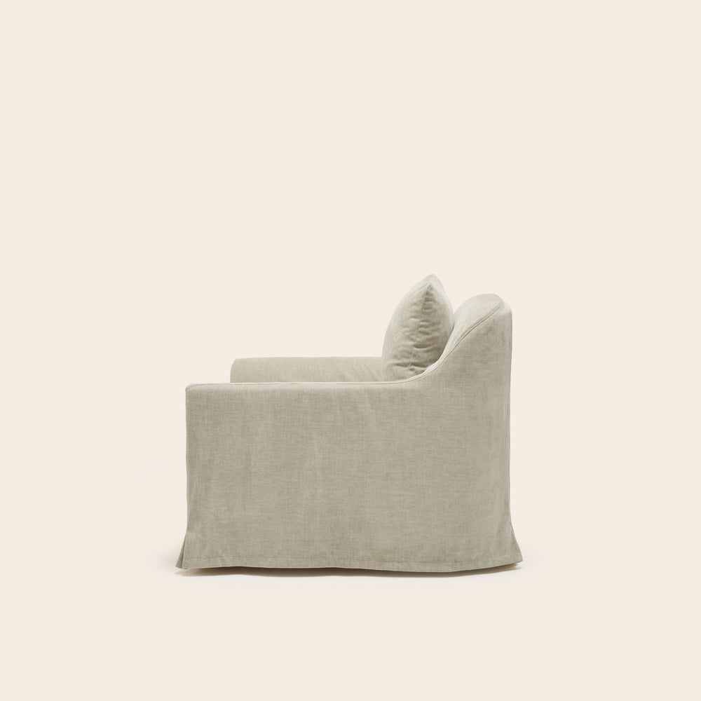 Fauteuil CLARIBEL boston pierre minéral - 7
