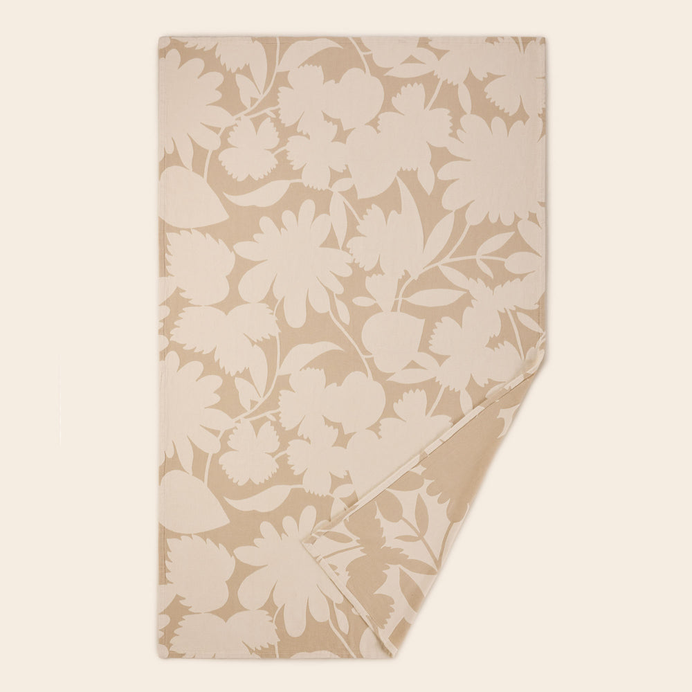 Couvre-lit FLAURIA ivoire et beige chaud - 6