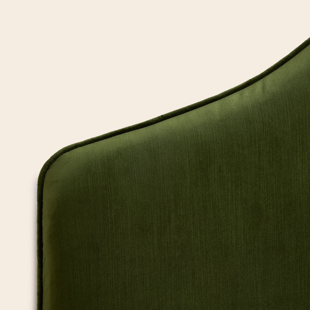 Tête de lit capitonnée CEPHEE Dalila vert olive - 6