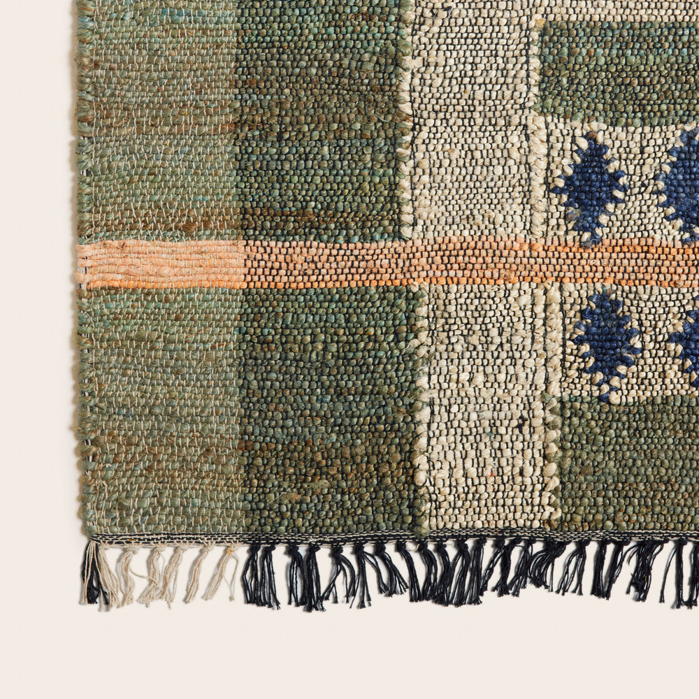 Tapis de sol ANDONI vert et bleu - 10