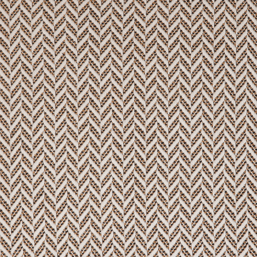 Housse de coussin ALEJANDRO Écru Ocre et Noir Motif Chevron - 6