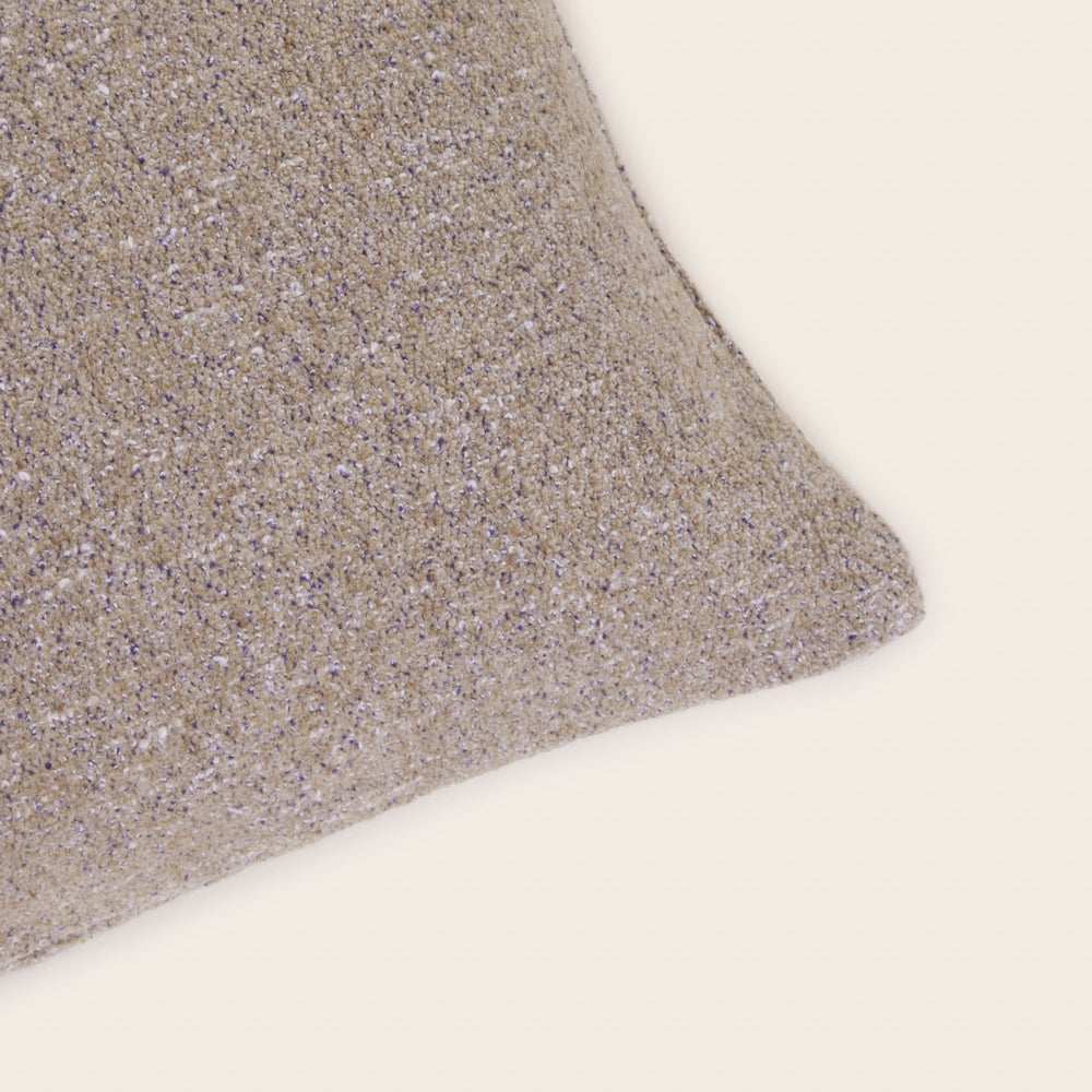 Housse de coussin décoratif BLIZZAR beige granité - 5