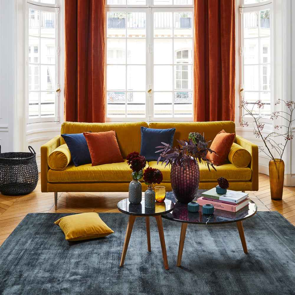 Tapis de sol SOFT Glacier 100 % Viscose Effet Patiné - 3