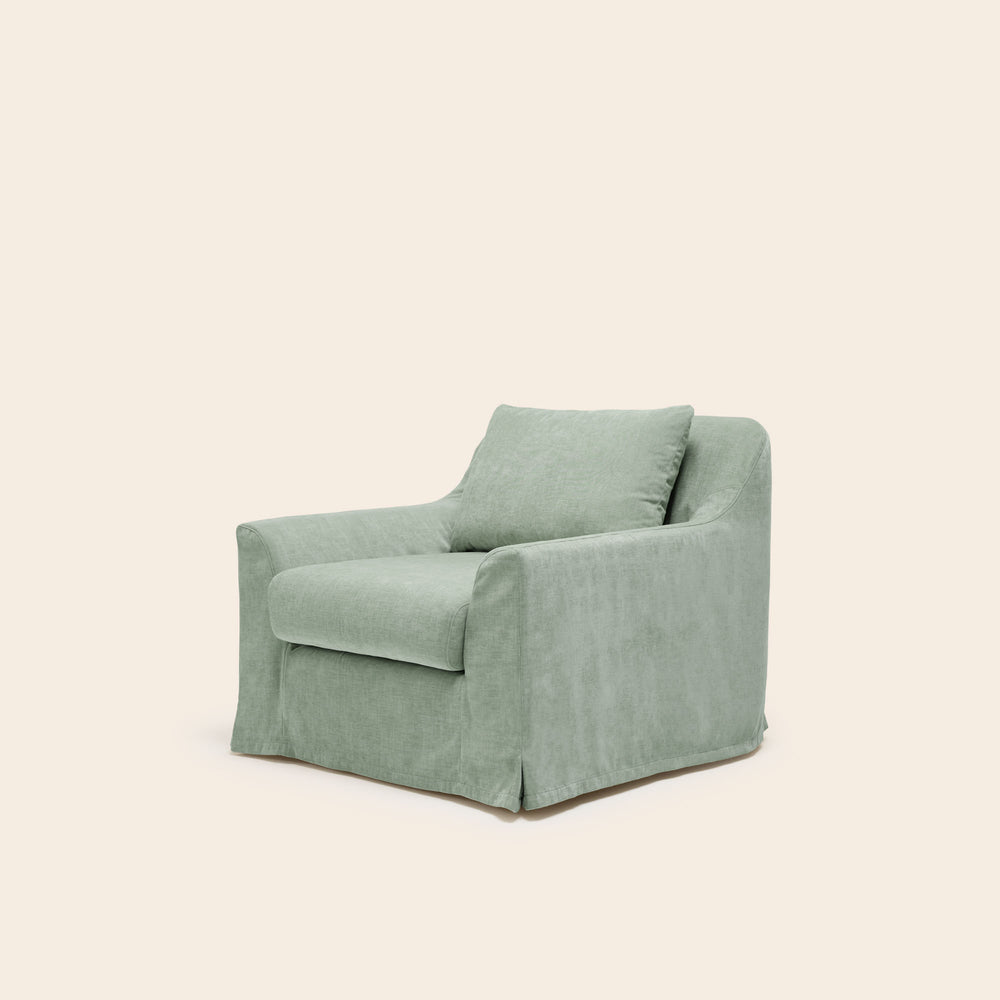 Fauteuil de la collection Claribel Boston vert de gris - 4