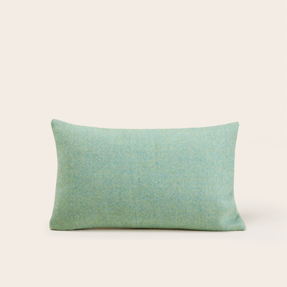 Housse de coussin NERIO chiné mentholé - 4