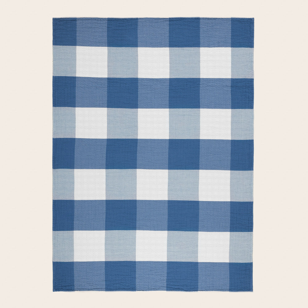 Plaid JEANIE bleu orage - 7