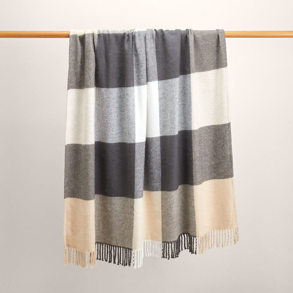 Plaid LIVIA anthracite - 8