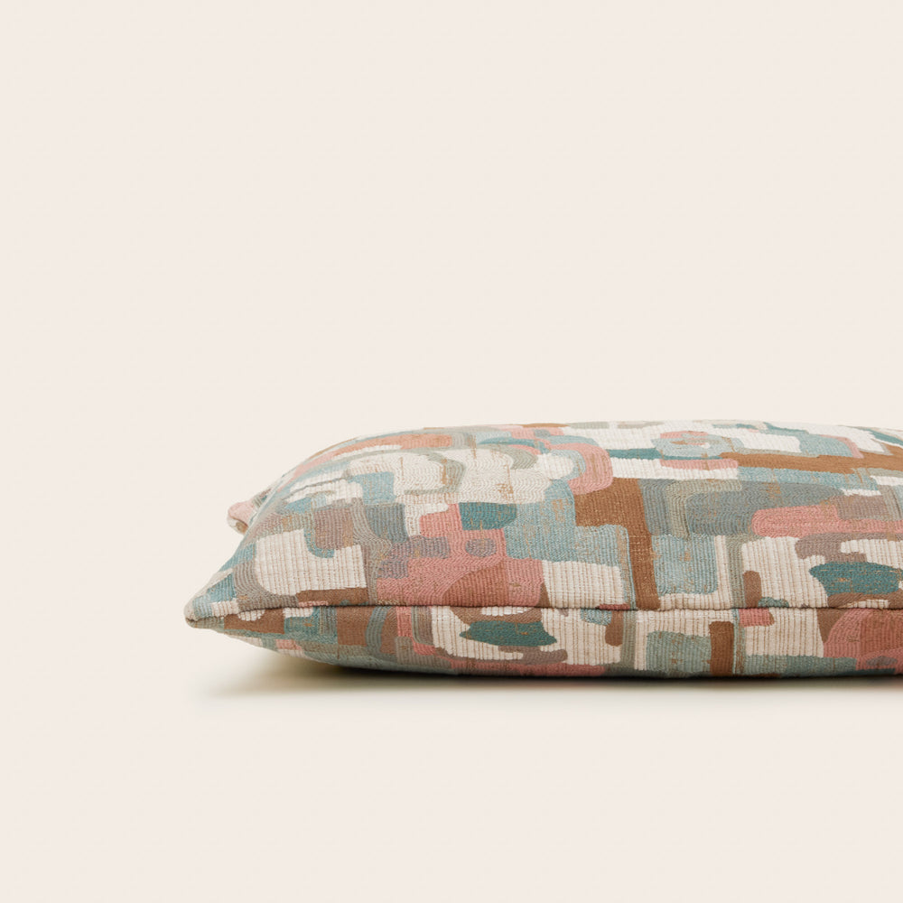 Housse de coussin MOHIRA beige et multicolore - 6