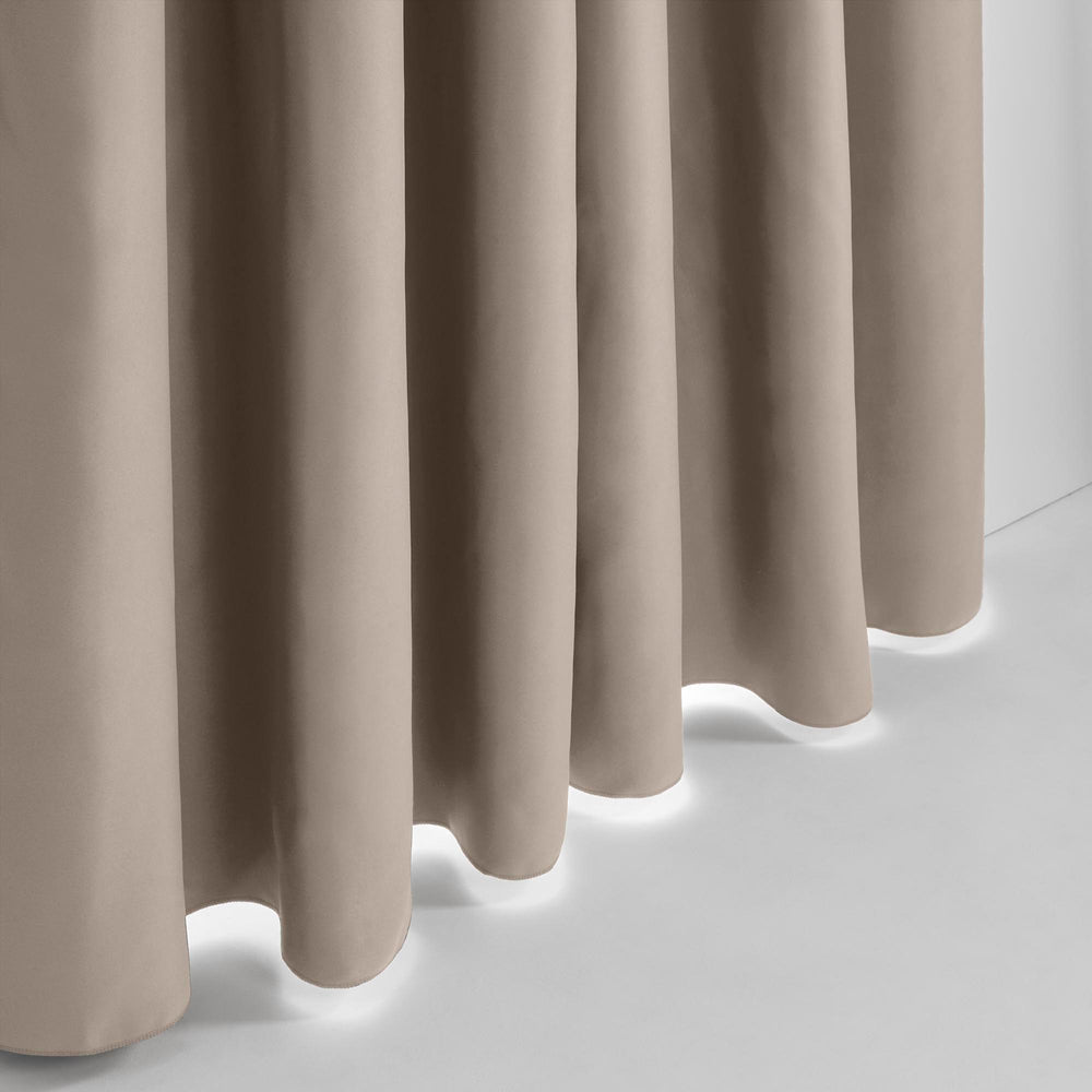 Rideau occultant à galon fronceur NIGHT brume – Protection lumière & isolation thermique 80% - 5