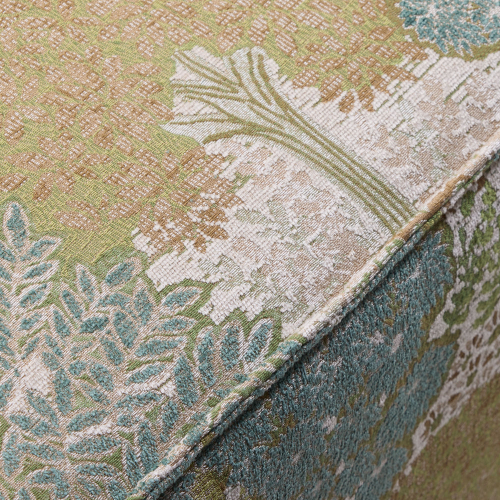 Pouf DYONIS alisée naturelle et verte - 9