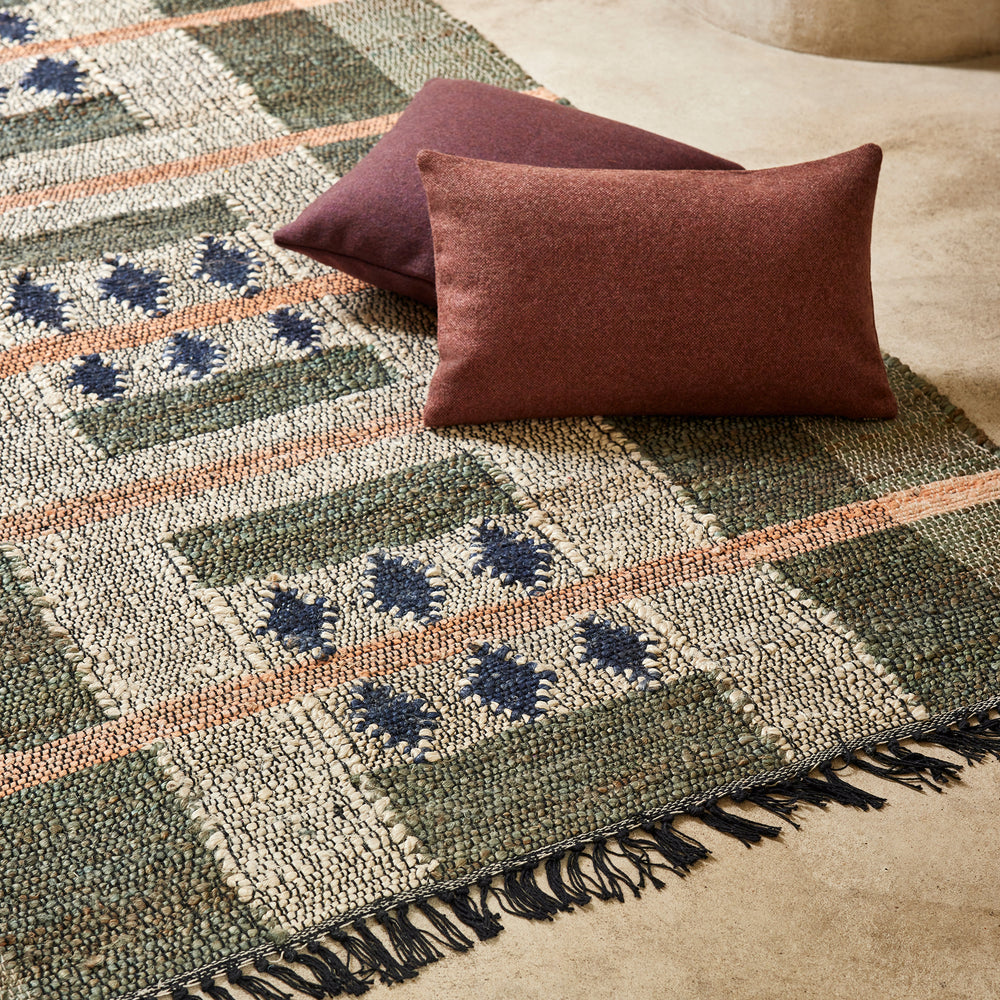 Tapis de sol ANDONI vert et bleu - 5