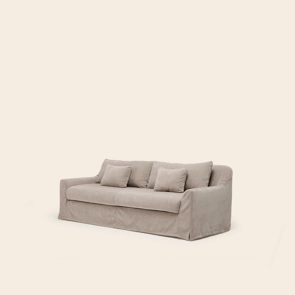 Set de housses de canapé CLARIBEL boston taupe glacé