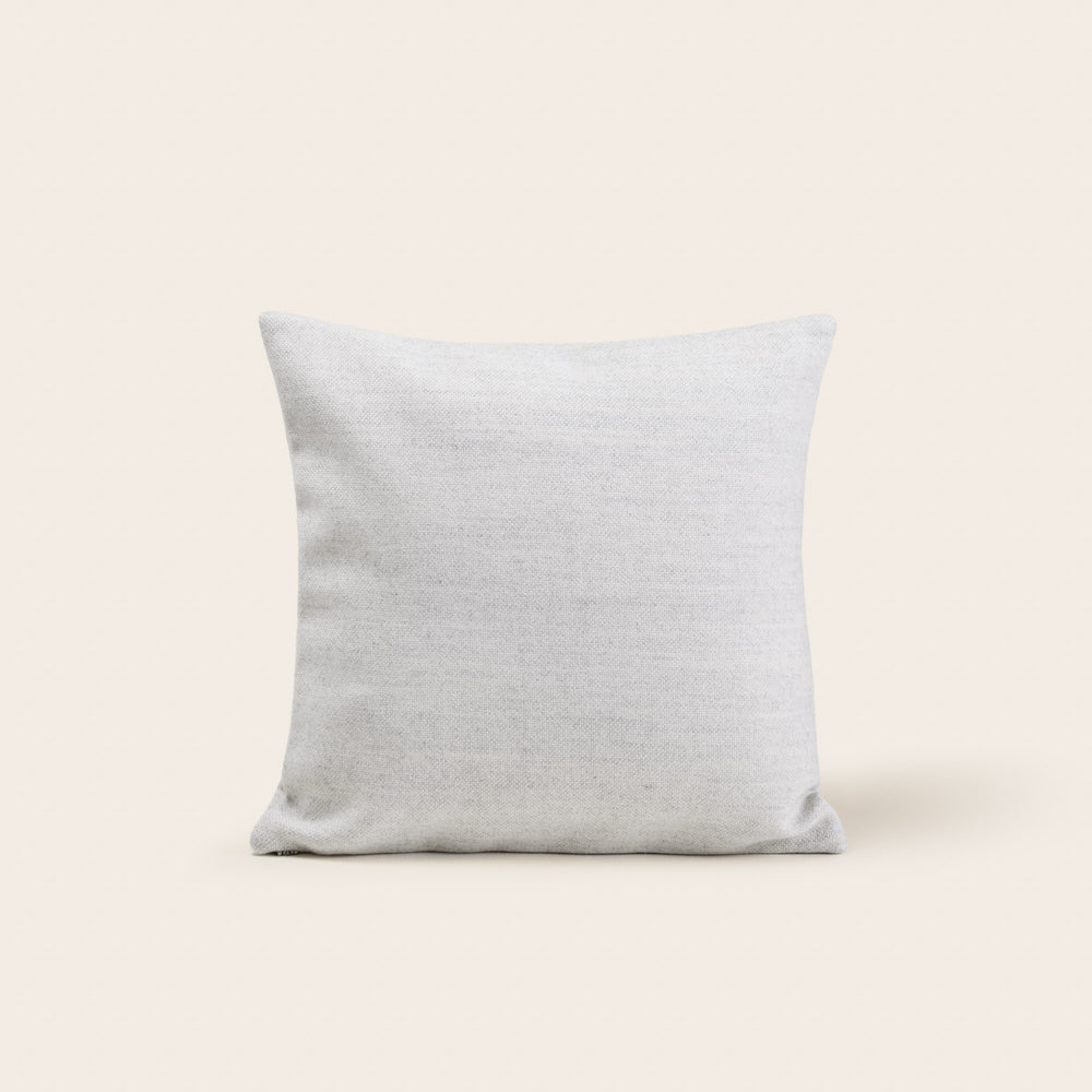 Housse de coussin MARCELO ivoire grisé