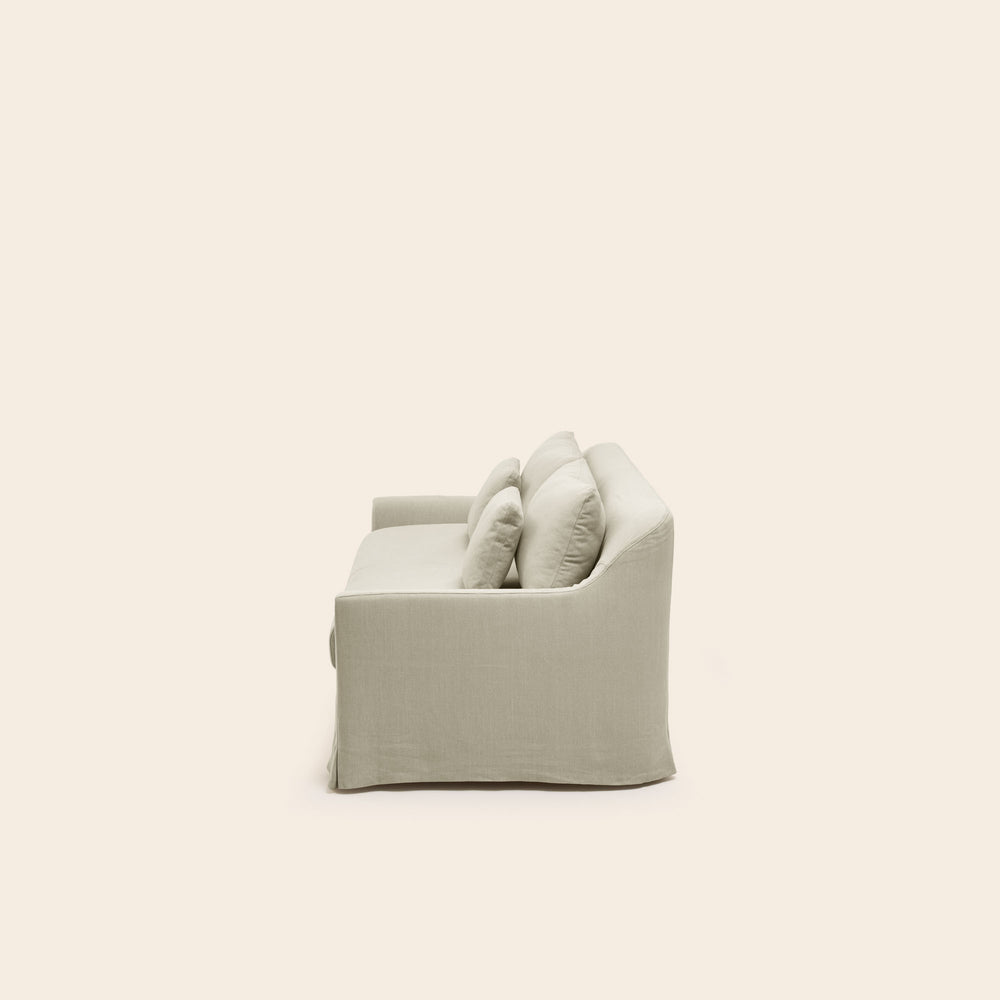 Canapé 3 places CLARIBEL barbate beige chaud - 6