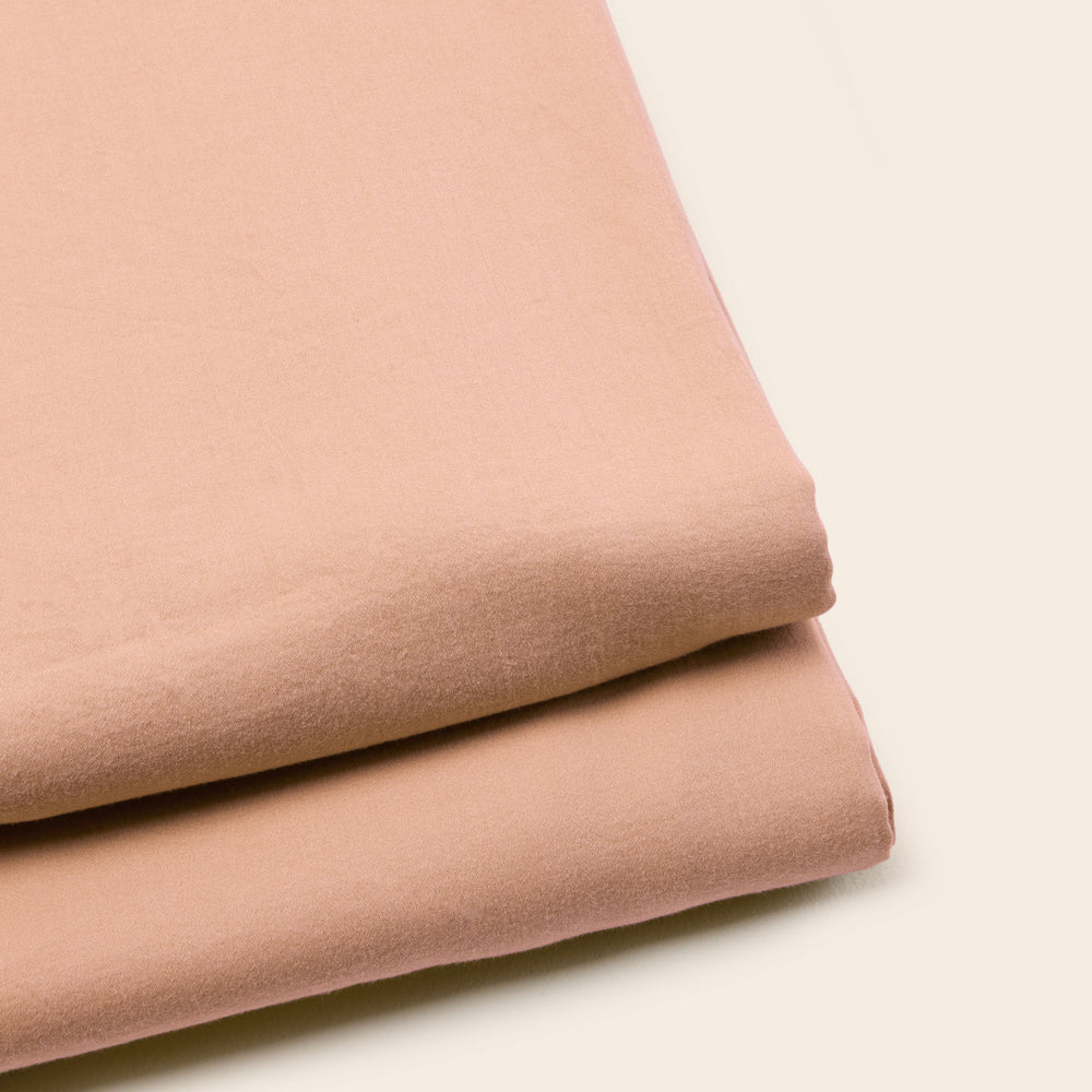 Drap plat Satheene Terrarosa - Élégance Minimaliste et Confort Ultime - 4
