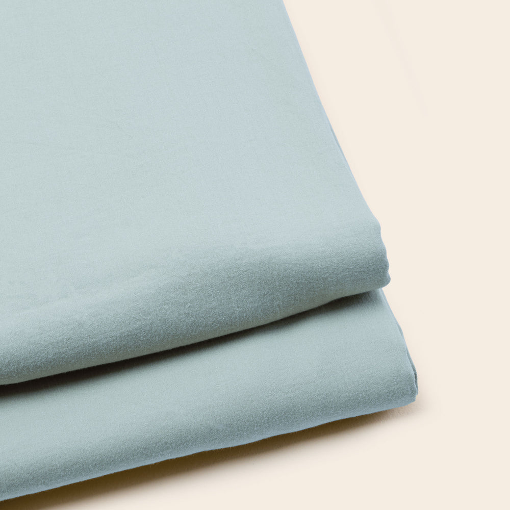 Drap plat SATHEENE vert eucalyptus - 4