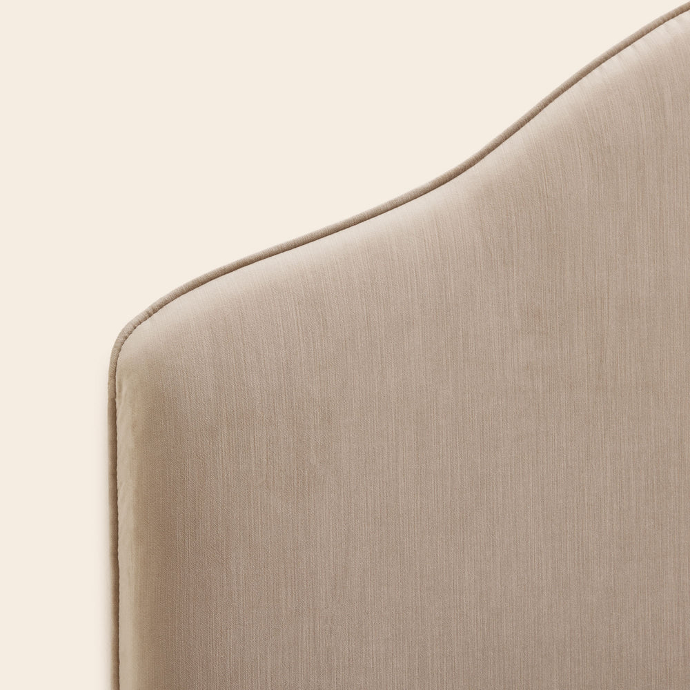 Tête de lit tapissée CEPHEE dalila beige chic - 6