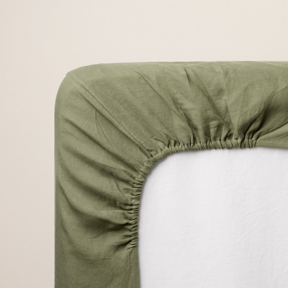Drap Housse CARLINA kaki grisé - 4
