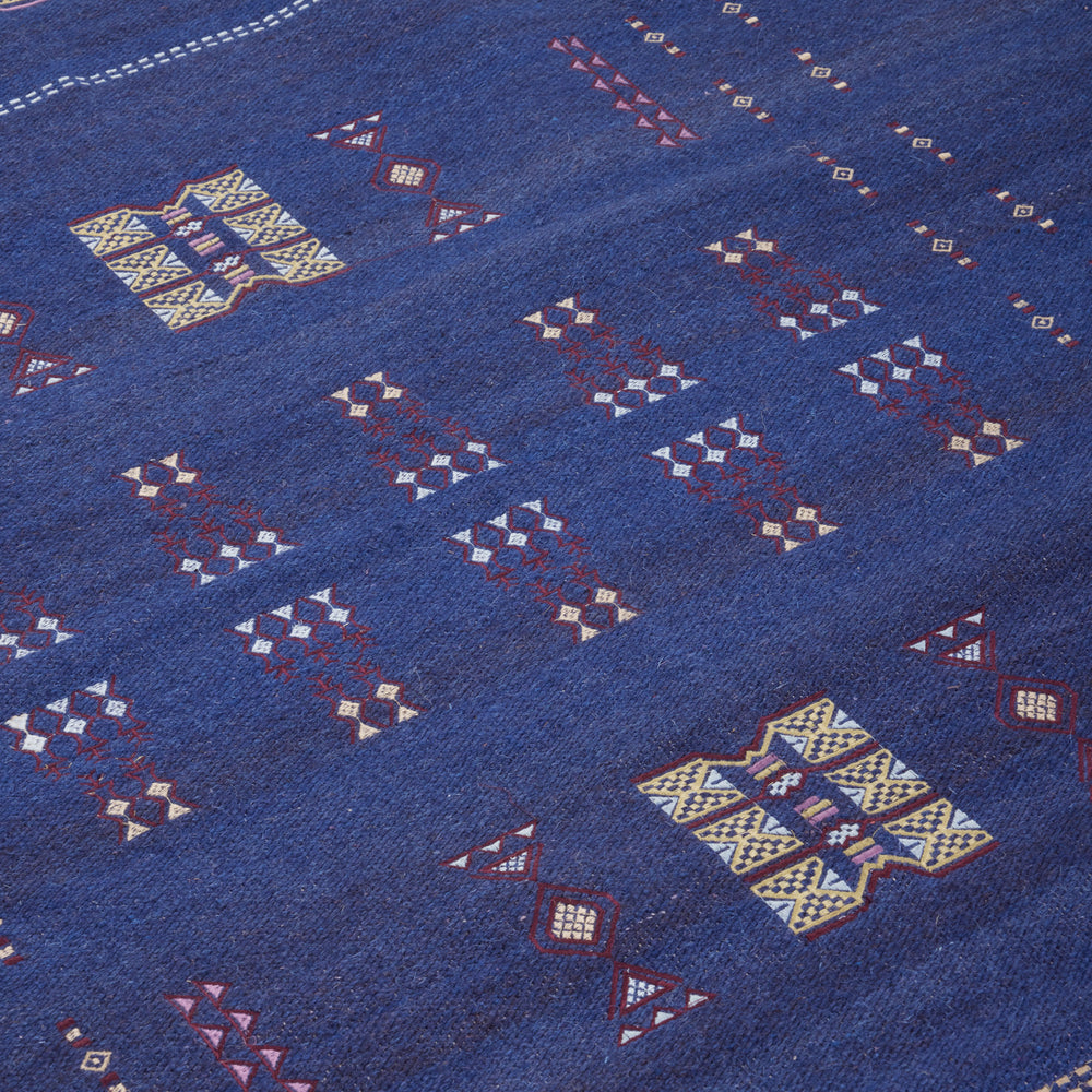 Tapis de sol ARSALANE bleu outremer - 5