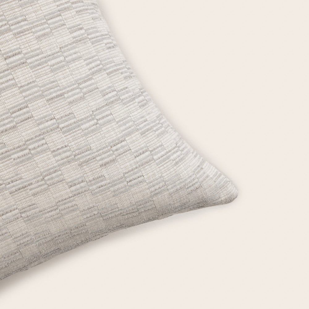 Housse de coussin KAPLAN ivoire et naturel - 5