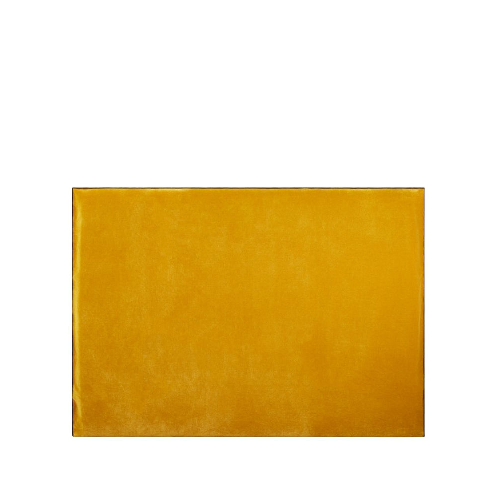 Housse de tête de lit DARIO ocre et bourdon noir - 8