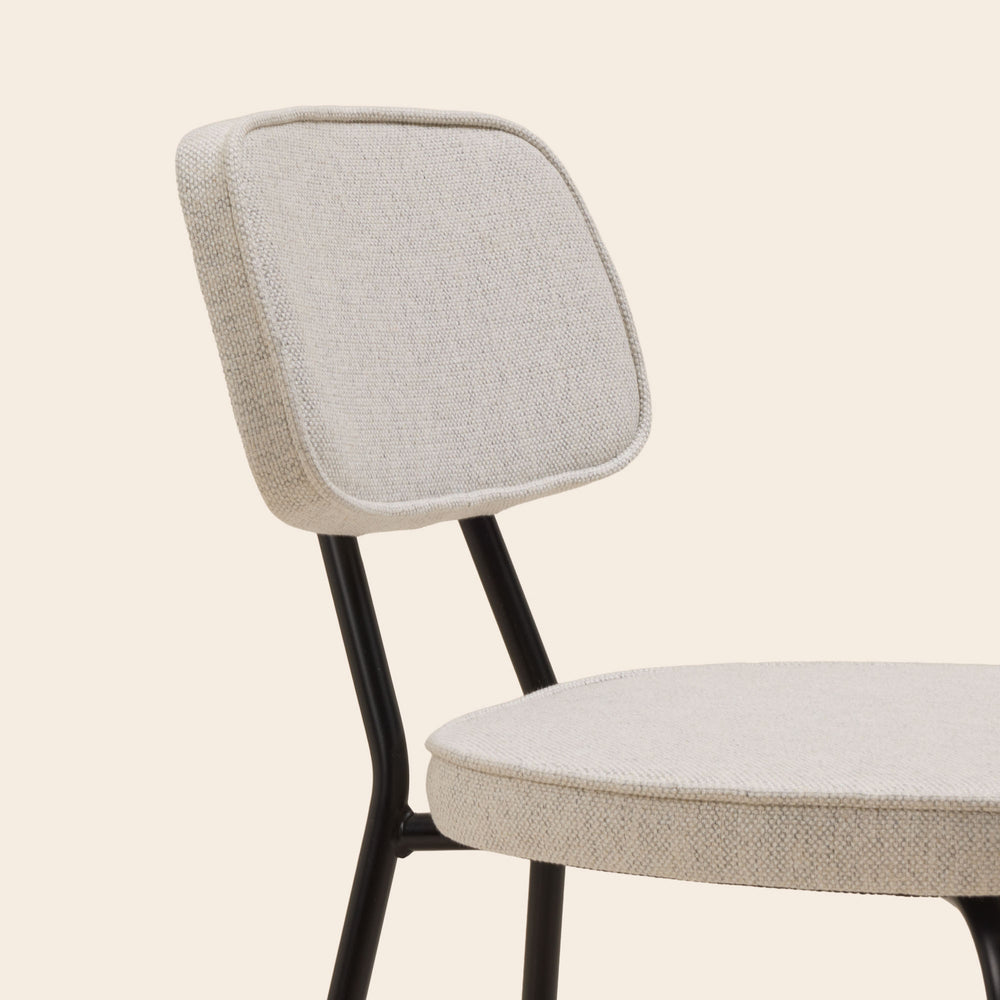 Chaise YSABEAU cosmic écru grisé chiné - 8