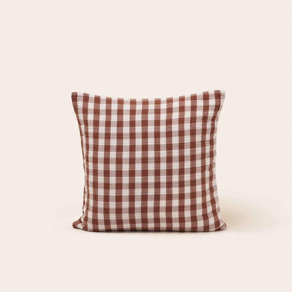 Housse de coussin JEANIE mocha - 5
